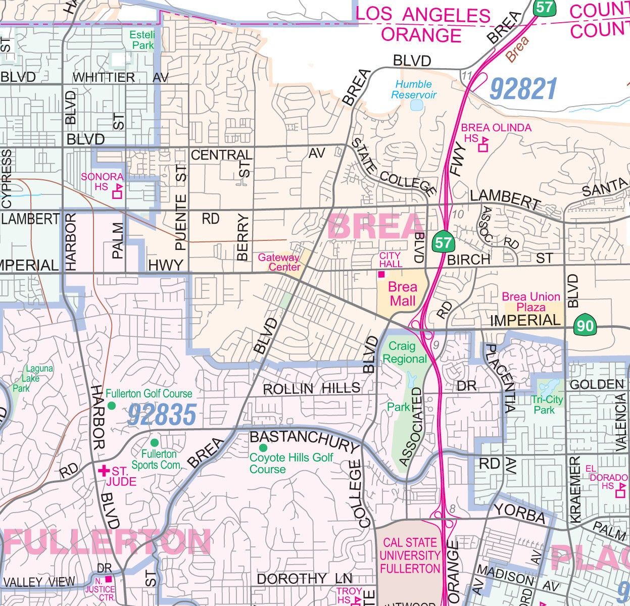 絵画 SOUTHERN CALIFORNIA ARTERIAL MAP COMSOCAL-2021-300x300.jpg